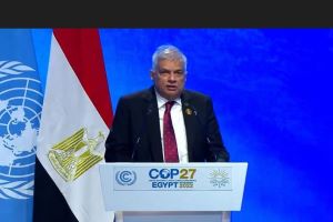 7 11 2022 president wickremesinghe cop 27 cairo Egypt
