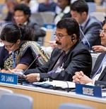 Secretary of the Ministry of Industry and Commerce Mr. S.S. Miyanawala, addresses the 15th Session of the Committee on Development and Intellectual Property (CDIP) held 20-24 April 2015.