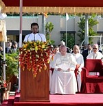 president popearrival13jan2015