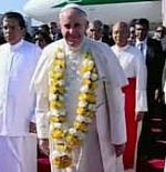 pope arrival sl