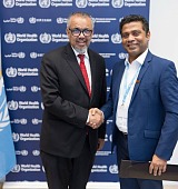 meeting with who dg